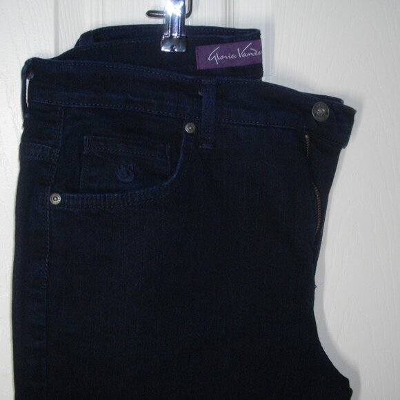 Gloria Vanderbilt women's dark wash size 12 Amanda Jeans - Picture 2 of 2